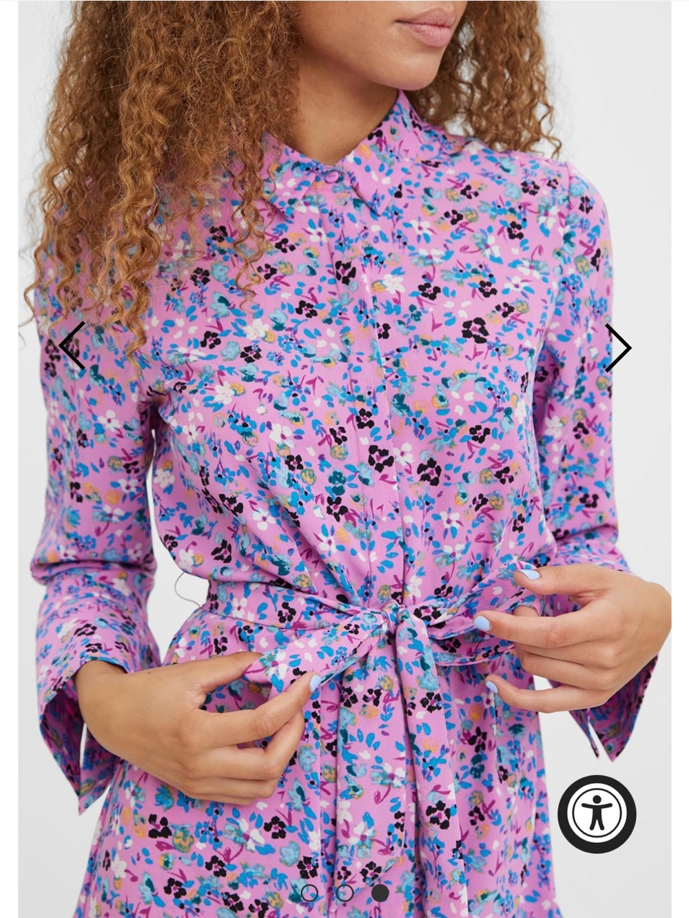 Vero Moda Lucia Floral Shirt Dress